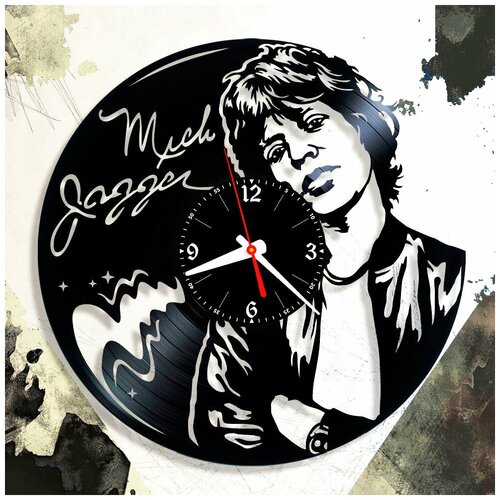фото Mick jagger — часы из виниловой пластинки (c) vinyllab