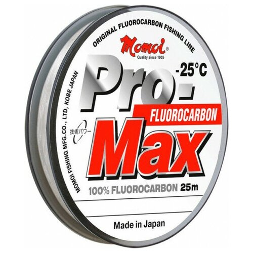 фото Леска momoi pro- max fluorocarbon (163303 (25 м 0,1мм) )