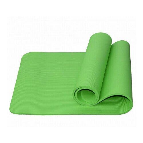 фото Коврик для йоги и фитнеса atemi, aym05gn, nbr, 183x61x1,0 см, зелёный