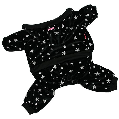 фото For my dogs костюм для собак утепленный велюр черный fw914-2020 (14) formydogs