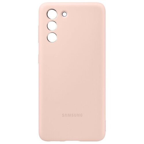 фото Чехол для samsung galaxy s21 silicone cover pink ef-pg991tpegru