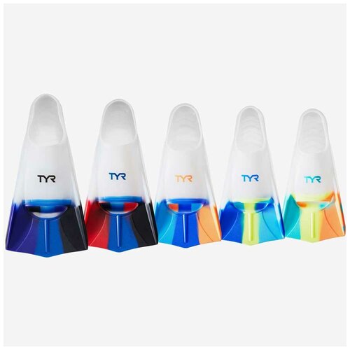 фото Ласты tyr stryker silicone fin, цвет - мульти; размер - xl; материал - силикон 100%