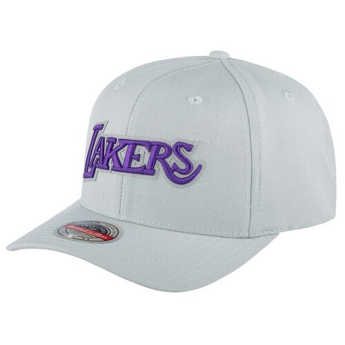 фото Бейсболка mitchell ness 6hssmm19487-lalgrey los angeles lakers nba, размер one