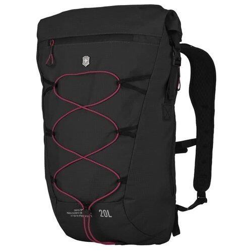 фото Рюкзак victorinox altmont active l.w. rolltop backpack, черный, 100% нейлон, 30x19x46 см, 20 л