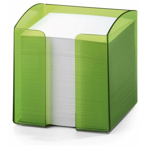 фото Подставка для бумажного блока (в комплекте 800листов 90х90мм) durable trend, светло-зеленый