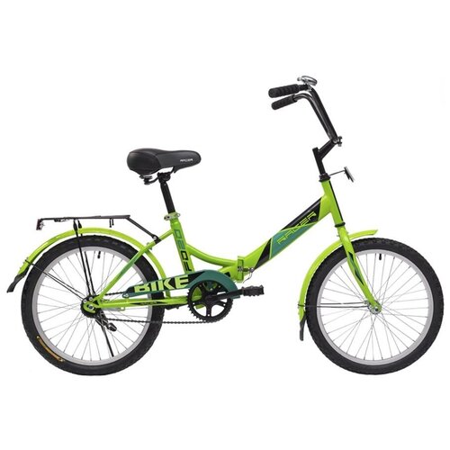 фото Велосипед детский racer 20 1 скорось складной зеленый