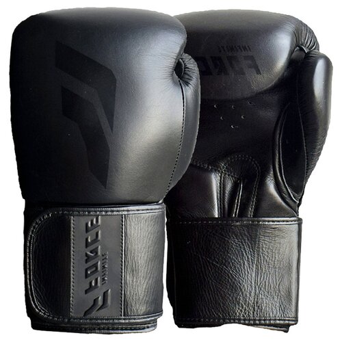 фото Боксерские перчатки infinite force black devil 3.0 черные, вес 12 унций.