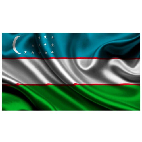 фото Без тм флаг узбекистана (135 х 90 см)