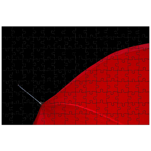 фото Магнитный пазл 27x18см."зонтик, дождь, защита" на холодильник lotsprints