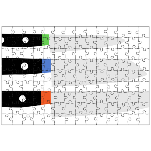 фото Магнитный пазл 27x18см."нож, ножи, приготовление еды" на холодильник lotsprints