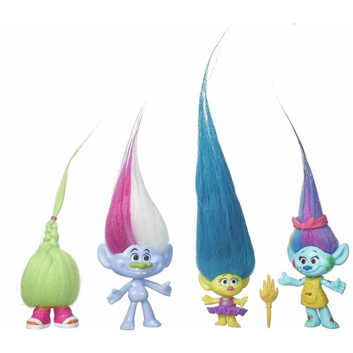 фото Игровой набор trolls 4 героя, b6557 hasbro