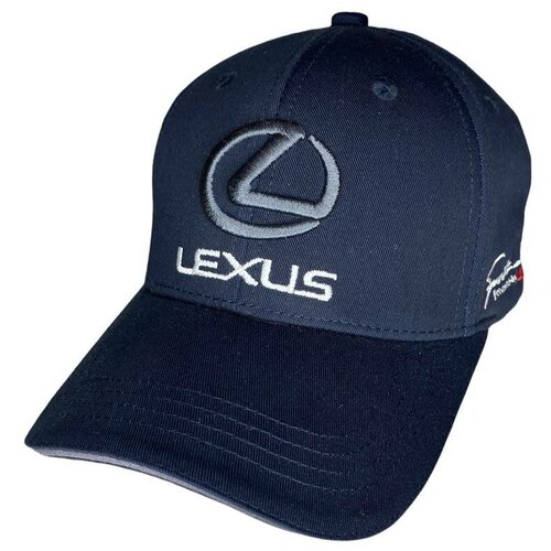 фото Бейсболка бини lexus бейсболка lexus кепка лексус, размер 55-58, синий