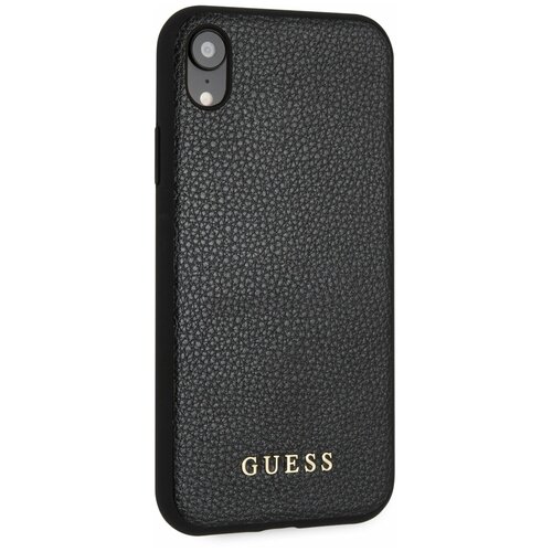 фото Чехол guess для iphone xr iridescent hard black