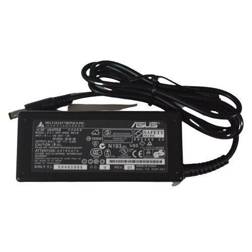 фото Зарядное устройство для ноутбука asus 65w (19v 3.42a) 5.5*2.5 (adp-65db) ac adapter