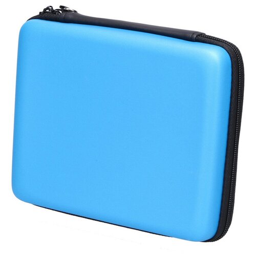фото Защитная сумка- чехол- кейс mypads для nintendo 2ds для хранения и переноски голубой