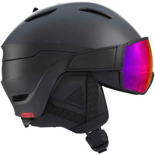 фото Шлем защитный salomon driver 2021-2022, р. l (59 - 62 см), black/red accent