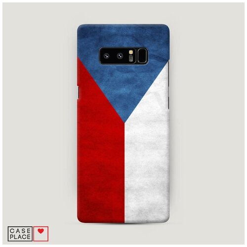 фото Чехол пластиковый samsung galaxy note 8 флаг чехии case place