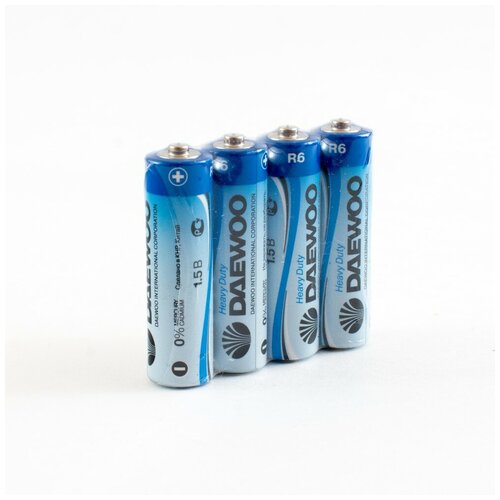 Батарейка DAEWOO, 1.5 В, R6 SR4 элемент питания smartbuy one r6 sr4 60 600