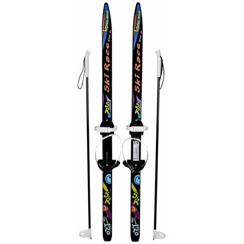 фото Лыжи подростковые ski race с палками, 120/95 олимпик
