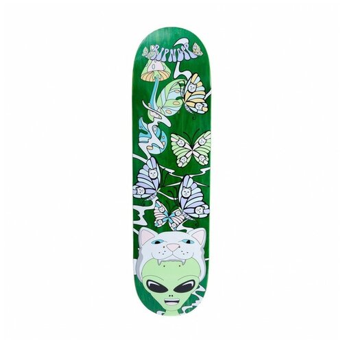 фото Дека для скейтборда ripndip think factory board green 8.5 дюймов 2021