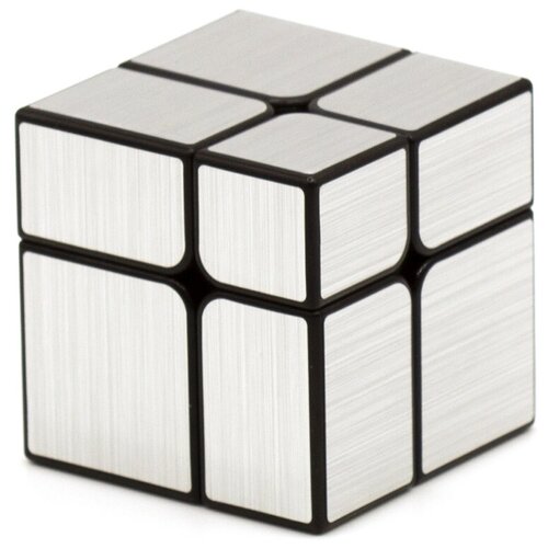 фото Зеркальный кубик рубика qiyi mofangge 2x2 mirror cube серебряный yj