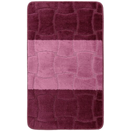 фото Малиново-фиолетовый коврик для ванной комнаты confetti bath maximus sariyer 2576 aubergine прямоугольник (60*100 см)