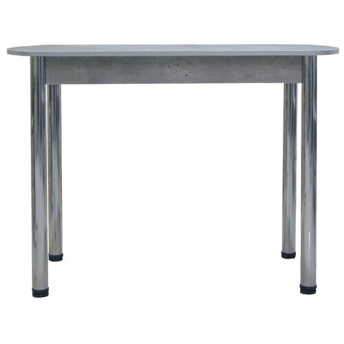 фото Evita стол обеденный нераскладной европа,серый/110х70х75/хромированные ножки/стол на кухню