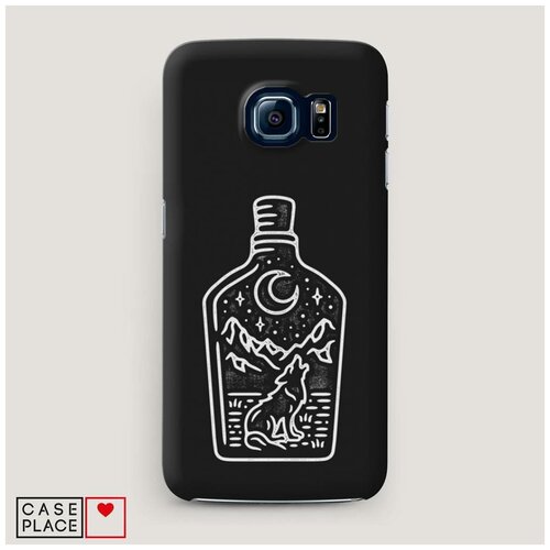 фото Чехол пластиковый samsung galaxy s6 бутылка арт case place