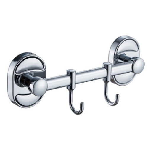 фото Haiba крючки для ванной и кухни (для полотенец) настенные металлические, хром, hb1915-2
