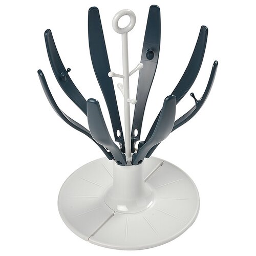 фото Beaba сушка для детских бутылочек и сосок складная flower foldable drain rack blue