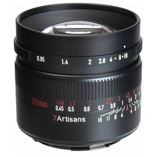 Объектив 7artisans 50mm F0.95 Nikon Z, черный объектив