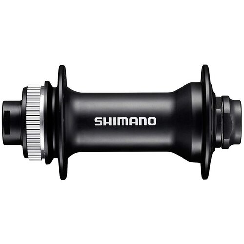 фото Втулка передняя shimano mt400, 36 отверстий, old:110 мм, под полую ось 15 мм, под диск c.lock, ehbmt400ba, черный