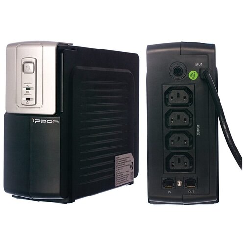 фото Ибп ippon back office 1000 582021 standby 600w/1000va 582021