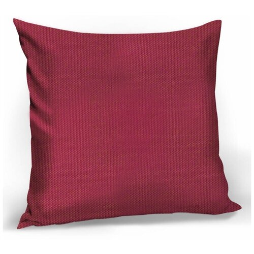 фото Декоративная подушка hosta цвет: малиновый (40х40) kauffort