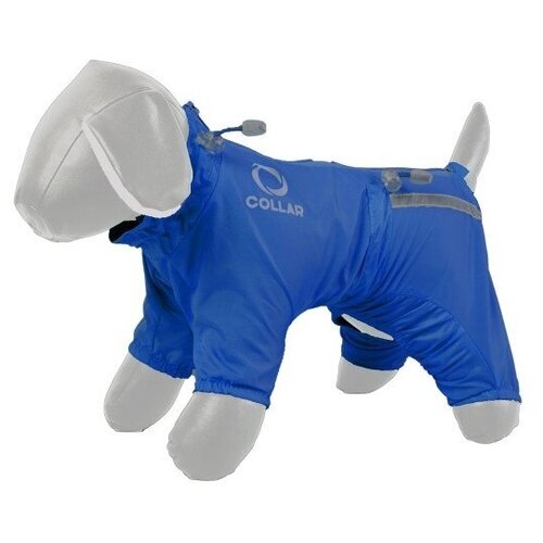 фото Комбинезон для собак collar, демисезонный, s 32 (басенджи, цвергпинчер, шипперке) синий