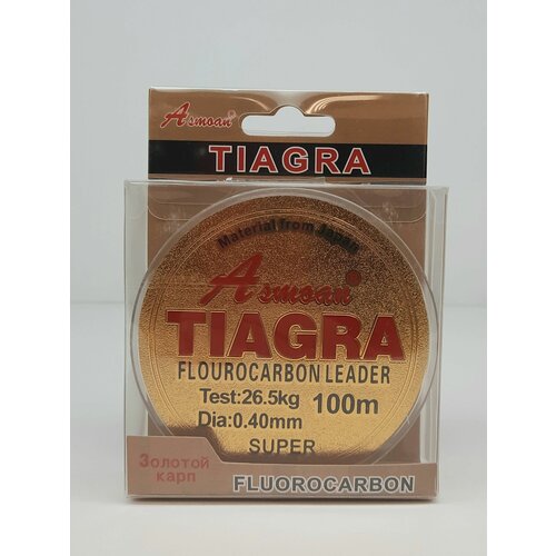 фото Леска tiagra fluorocarbon leader asmoan флюорокарбон 0.40 мм. 26.50 кг. 100 м. vitfishing