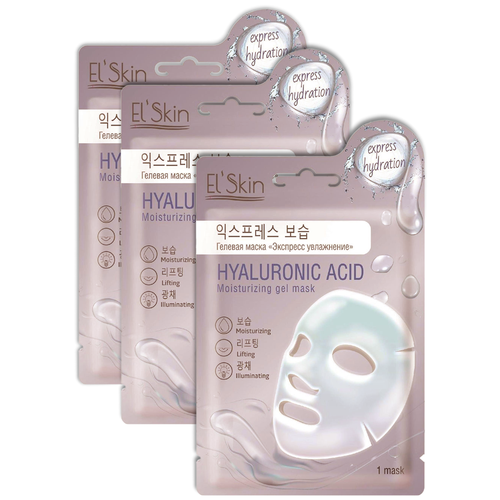фото Elskin гелевая маска с коллагеном collagen lifting gel mask 3 шт. el'skin