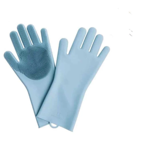 фото Силиконовые перчатки xiaomi jordan&judy silicone gloves голубой