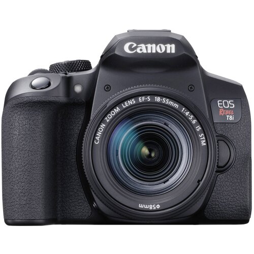 Фотоаппарат Canon EOS Rebel T8i Kit EF-S 18-55mm f/4-5.6 IS STM, черный