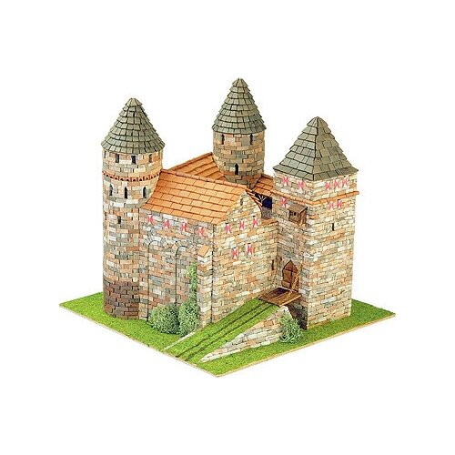 фото Сборная модель из керамики domus kits (испания), средневековый замок №5 stolzeneck, м 1:87, dms40905