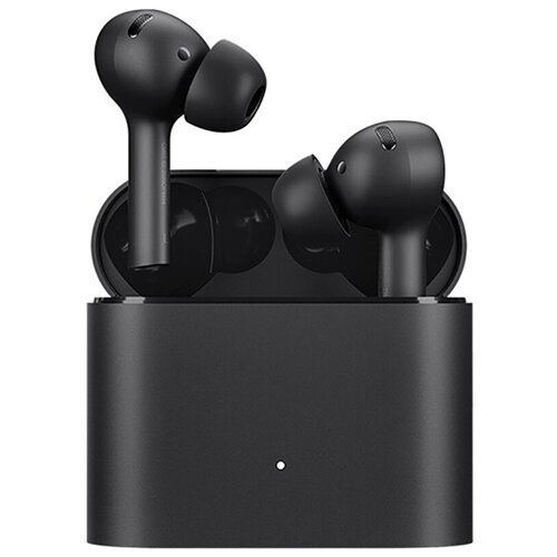 фото Беспроводные наушники с микрофоном xiaomi mi true wireless earphones 2 pro bhr5264gl black