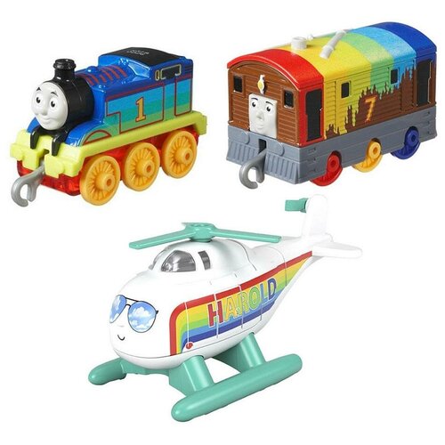 фото Thomas & friends игровой набор "радужные паровозики" fisher-price