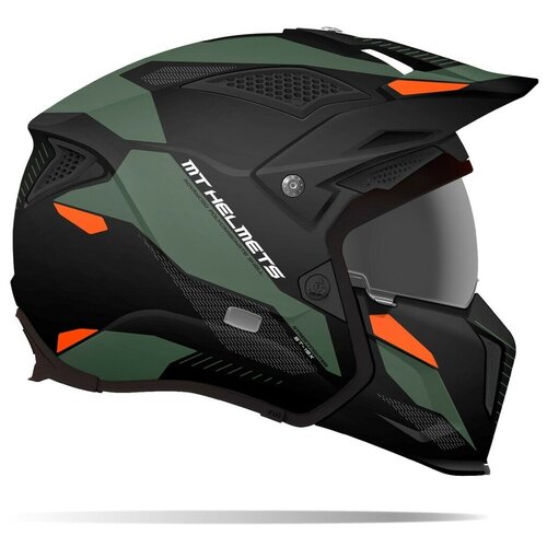 фото Шлем mt tr902xsv streetfighter sv st-19x b6 (m, matt green) mt helmets