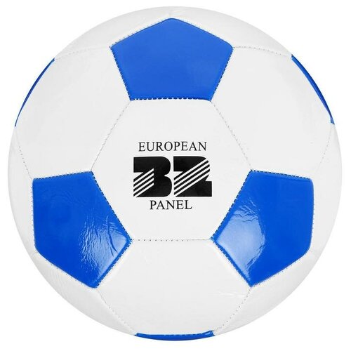 фото Мяч футбольный, 32 панели, 2 подслоя, pvc, машинная сшивка, размер 5 qwen