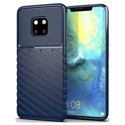 фото Чехол для huawei mate 20 pro (mate20 rs) цвет blue (синий), серия onyx от caseport