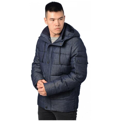 фото Зимняя куртка мужская fanfaroni 18117 размер 56, синий