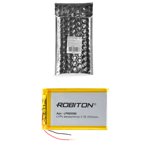 фото Аккумулятор robiton lp605590 3.7в 3500мач pk1 <span style="white-space: nowrap;"><i class="icon16 color" style="background:#2a2f77;"></i>robiton</span>