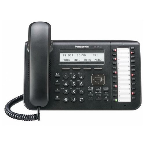 фото Системный телефон panasonic kx-dt543rub черный