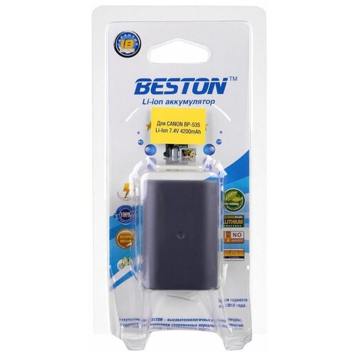 Аккумулятор BESTON для видеокамер Canon BST- BP535, 7.4 В, 4200 мАч