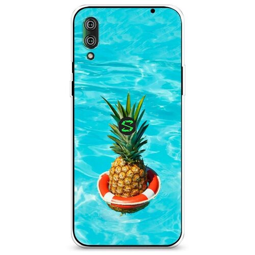 фото Силиконовый чехол "ананас в бассейне" на xiaomi black shark 2 pro / сяоми блэк шарк 2 про case place